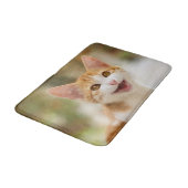 Tapis De Bain Cute Smiling Kitten Face Funny Cat Meow (Angle)
