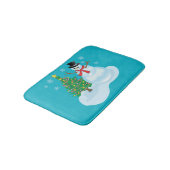 Tapis De Bain Cute Snowman (Angle)
