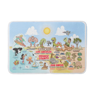 Tapis De Bain Cute SoCal Bath Mat