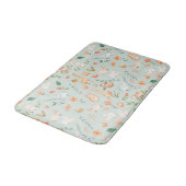 Tapis De Bain Cute Turquoise bébé animal Pastel Motif (Angle)