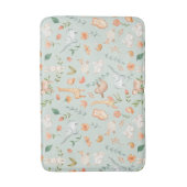 Tapis De Bain Cute Turquoise bébé animal Pastel Motif (Devant (Vertical))