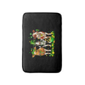 Tapis De Bain Cute vache irlandaise Leprechaun Shamrock Jour de  (Devant (Vertical))