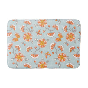 Tapis De Bain Cute Vintage Papillon Motif