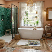 Tapis De Bain Cute Watercolor