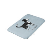 Tapis De Bain Cute Welsh Border Collie Chien (Angle)