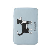 Tapis De Bain Cute Welsh Border Collie Chien (Devant (Vertical))