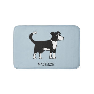 Tapis De Bain Cute Welsh Border Collie Chien