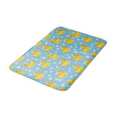 Tapis De Bain Cute Yello Canards en caoutchouc (Angle)