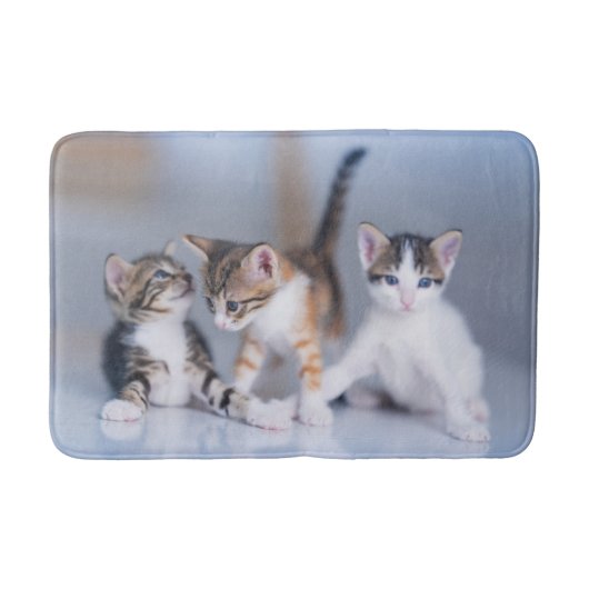 Tapis De Bain Cutest Baby Animals | 3 Tabby Kittens (Devant)