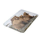 Tapis De Bain Cutest Baby Animals | Bear & Cubs (Angle)