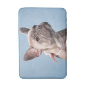 Tapis De Bain Cutest Baby Animals | French Bulldog Pink Bow (Devant (Vertical))