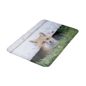 Tapis De Bain Cutest Baby Animals | Red Fox Kit Peeking (Angle)