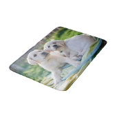Tapis De Bain Cutest Baby Animals | Yellow Labrador Retrievers (Angle)
