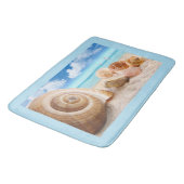 Tapis De Bain Cuve/Coques de mer (Angle)