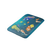 Tapis De Bain Cuve de poisson tropicale (Angle)