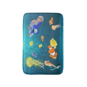 Tapis De Bain Cuve de poisson tropicale (Devant (Vertical))