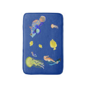 Tapis De Bain Cuve de poisson tropicale (Devant (Vertical))