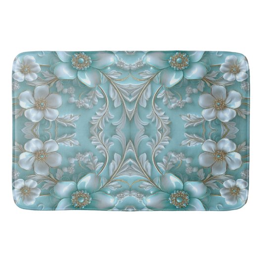 Tapis De Bain Cuve turquoise de bain à vapeur (Devant)