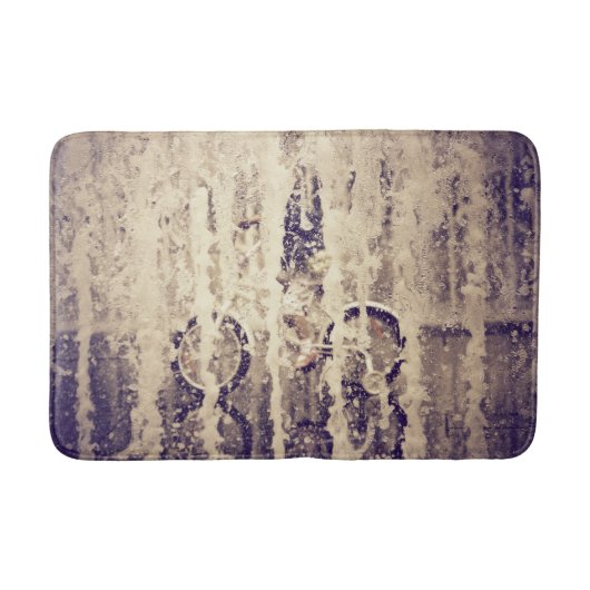 Tapis De Bain Cyclisme dans la pluie (Devant)