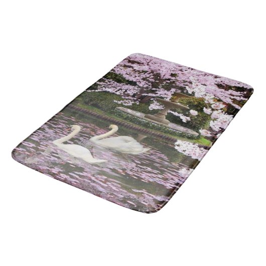 Tapis De Bain Cygnes (Angle)