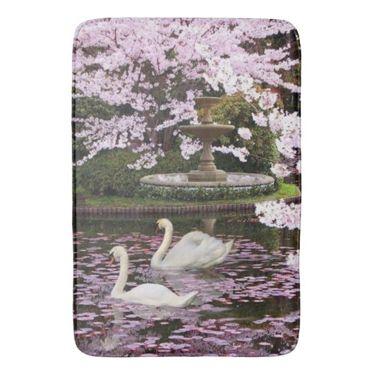 Tapis De Bain Cygnes (devant Vertical)