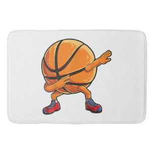 Tapis De Bain Dabbing Basketball Ball Funny Boys Hommes Femmes S