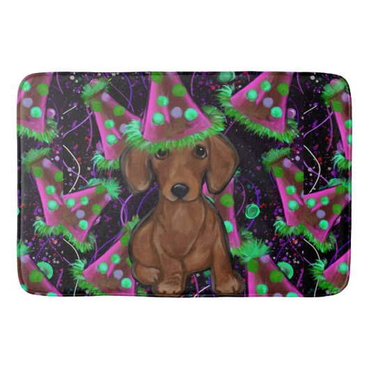 Tapis De Bain Dachshund (Devant)