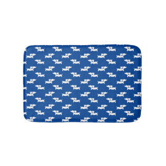 Tapis De Bain Dachshund Bain Mat Bleu Doxie Rug Salle de bain Ma