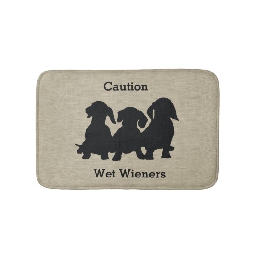 Tapis De Bain Dachshund Bath Mat (Devant)