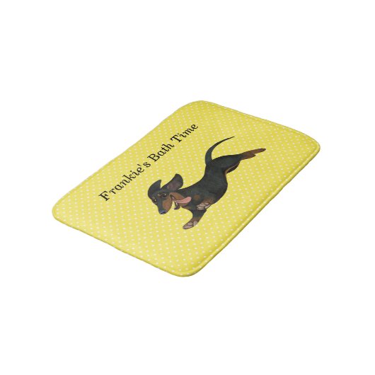 Tapis De Bain Dachshund Bath Mat (Angle)
