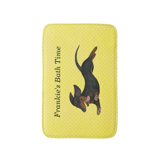 Tapis De Bain Dachshund Bath Mat (Devant (Vertical))