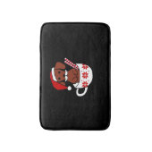 Tapis De Bain Dachshund Christmas Mustache Coffee Mug Classic T- (Devant (Vertical))