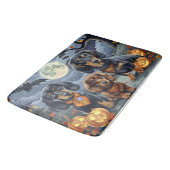 Tapis De Bain Dachshund Halloween Éffrayant (Angle)