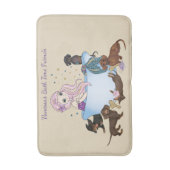 Tapis De Bain Dachshund Mermaid Mat (Devant (Vertical))