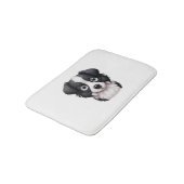 Tapis De Bain Dachshund Poly - Super mignonne Miniature Dachshun (Angle)