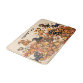 Tapis De Bain Dachshunds d'automne (Angle)