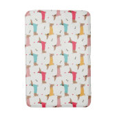 Tapis De Bain Dachshunds en Sweaters Motif de vacances (Devant (Vertical))