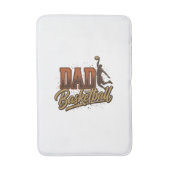 Tapis De Bain Dad Basketball Vintage Engraving Shirt Design_1 (Devant (Vertical))