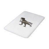 Tapis De Bain Daddysaurus Dinosaur Vintage Engraving Shirt Desig (Angle)