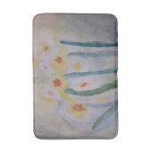 Tapis De Bain Daffodils Abstraits Mat (Devant (Vertical))
