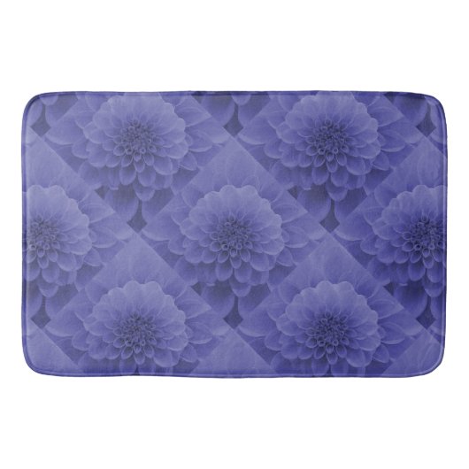 Tapis De Bain Dahlia bleu (Devant)
