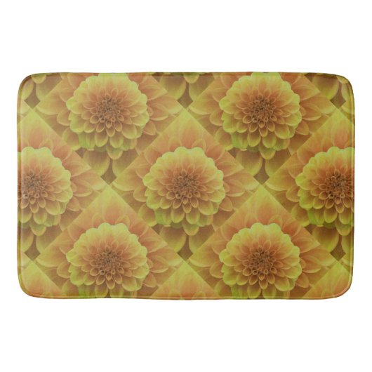 Tapis De Bain Dahlia jaune (Devant)