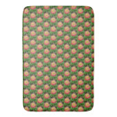Tapis De Bain Dahlia rose et jaune (devant Vertical)