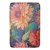 Tapis De Bain Dahlia Tapisserie florale (devant Vertical)