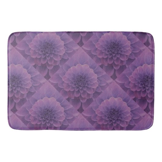 Tapis De Bain Dahlia violet (Devant)