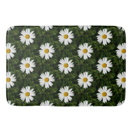 Tapis De Bain Daisy Bloom sans couture motif + vos idées (Devant)