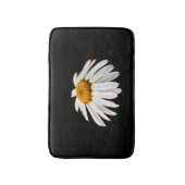 Tapis De Bain Daisy sur l'arrière - plan noir (Devant (Vertical))