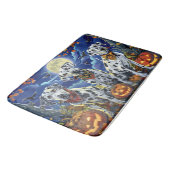 Tapis De Bain Dalmatien Halloween Effrayant (Angle)
