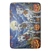 Tapis De Bain Dalmatien Halloween Effrayant (devant Vertical)
