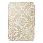 Tapis De Bain Damas de tourbillons d'or (devant Vertical)